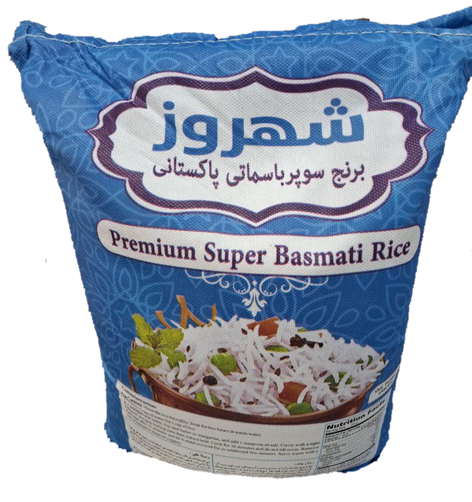 برنج پاکستانی شهروز | خوش‌پخت، خوش‌عطر و دانه‌بلند | کیفیت عالی