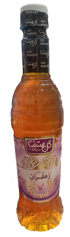 شربت گیاهی زعفران گل بهشت | خوشعطر و خوشطعم | مناسب تهیه نوشیدنیهای سنتی و مجلسی