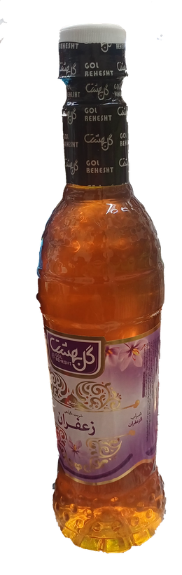 شربت گیاهی زعفران گل بهشت | خوشعطر و خوشطعم | مناسب تهیه نوشیدنیهای سنتی و مجلسی